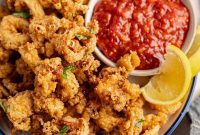 Crispy Fried Calamari with Tender Squid Rings