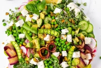 Spring Pea Salad with Lemon Mint Vinaigrette
