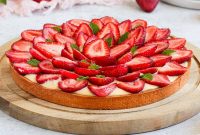 French Strawberry Custard Tart Recipe