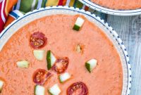 Homemade Gazpacho Recipe with Fresh Tomatoes