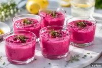 Pink Beet Verrines Disguised as Dessert