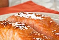 Bourbon Orange Marmalade Glazed Salmon Recipe