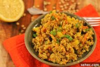 Curried Buckwheat and Lentil Bowl