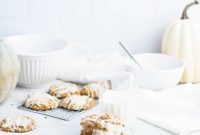 Pumpkin Oatmeal Cookies with Brown Butter Icing