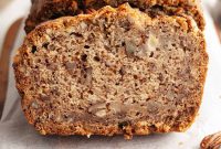 One Bowl Brown Butter Cinnamon Banana Bread with Pecans