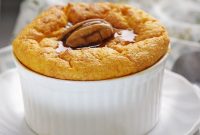 Sweet Potato Souffle with Brown Sugar Pecan Topping
