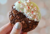 Peppermint Bark Brownie Cookies Recipe