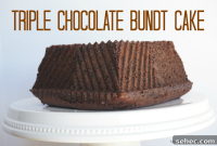Triple Chocolate Cake Recipe with Rich Chocolate Ganache