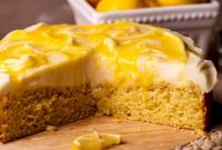 Lemon Curd Cake with a Soft Buttery Crumb