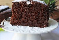 Rustic Single Layer Chocolate Cake Recipe