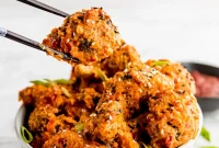 Vegan Bang Bang Broccoli with Creamy Spicy Sauce