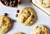Chewy Almond Flour Chocolate Chip Cookies