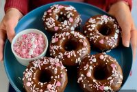 Double Chocolate Donuts with Rich Chocolate Glaze
