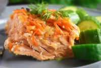 Oven Roasted Salmon with Garlic and Lemon