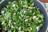 Maroulosalata Greek Green Salad with Fresh Herbs