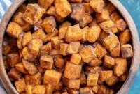 Crispy Air Fryer Sweet Potato Cubes