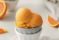 Homemade Orange Sherbet Recipe