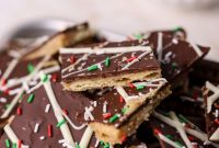 Christmas Crack Saltine Cracker Toffee Recipe