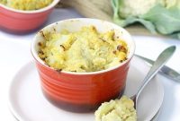 Dairy Free Baked Cheesy Cauliflower
