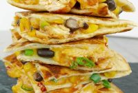 Chipotle BBQ Chicken Quesadillas