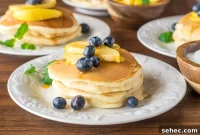 Fluffy Old Fashioned Pancakes Made Lighter