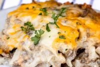 Cheesy Hamburger Hash Brown Casserole Recipe