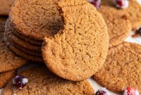 Thin and Crispy Gingersnap Cookies