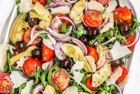 Mediterranean Artichoke Salad with Lemon Vinaigrette