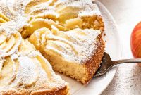 Moist French Apple Cake Without Rum