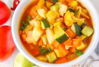 Mexican Vegetable Soup Recipe Sopa de Verduras