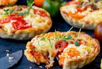 Cheese and Tomato Tarts: Not Quiche