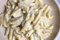 Creamy Garlic Penne Pasta Recipe