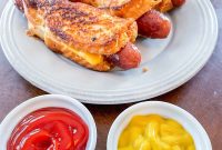Air Fryer Grilled Cheese Hot Dogs Recipe