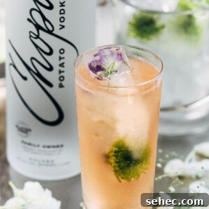 Chopin Spring Equinox Vodka Cocktail Recipe 7 Chopin Spring Equinox vodka cocktail