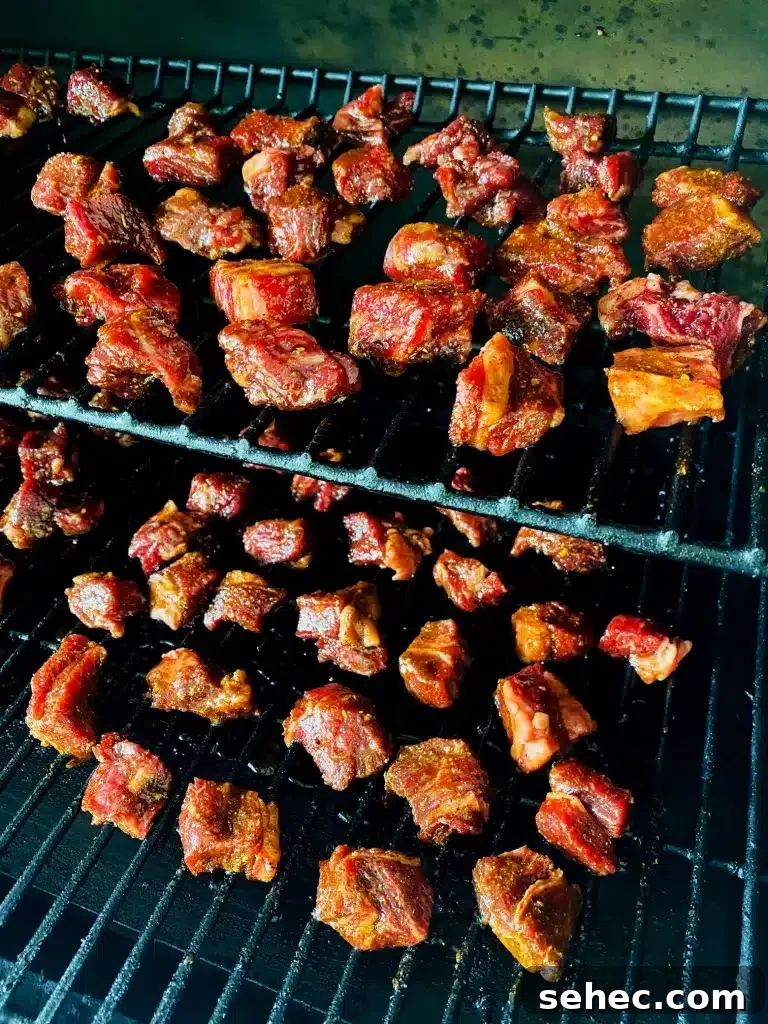 burnt ends on the traeger pellet grill