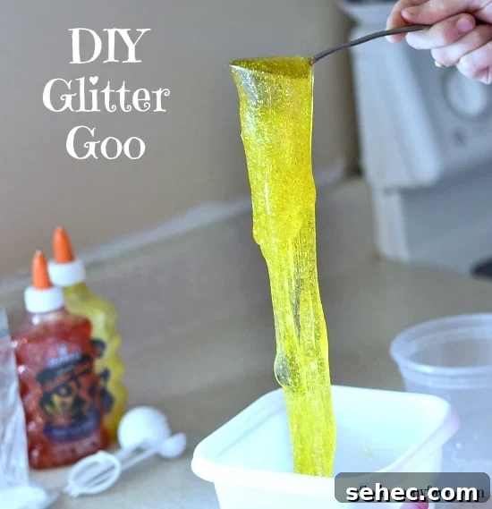 DIY Glitter Goo Party Favors Glitter Slime, DIY Glitter Goo Party Favors ,how to make glitter goo, DIY glitter goo, DIY party favors, glitter goo party favors