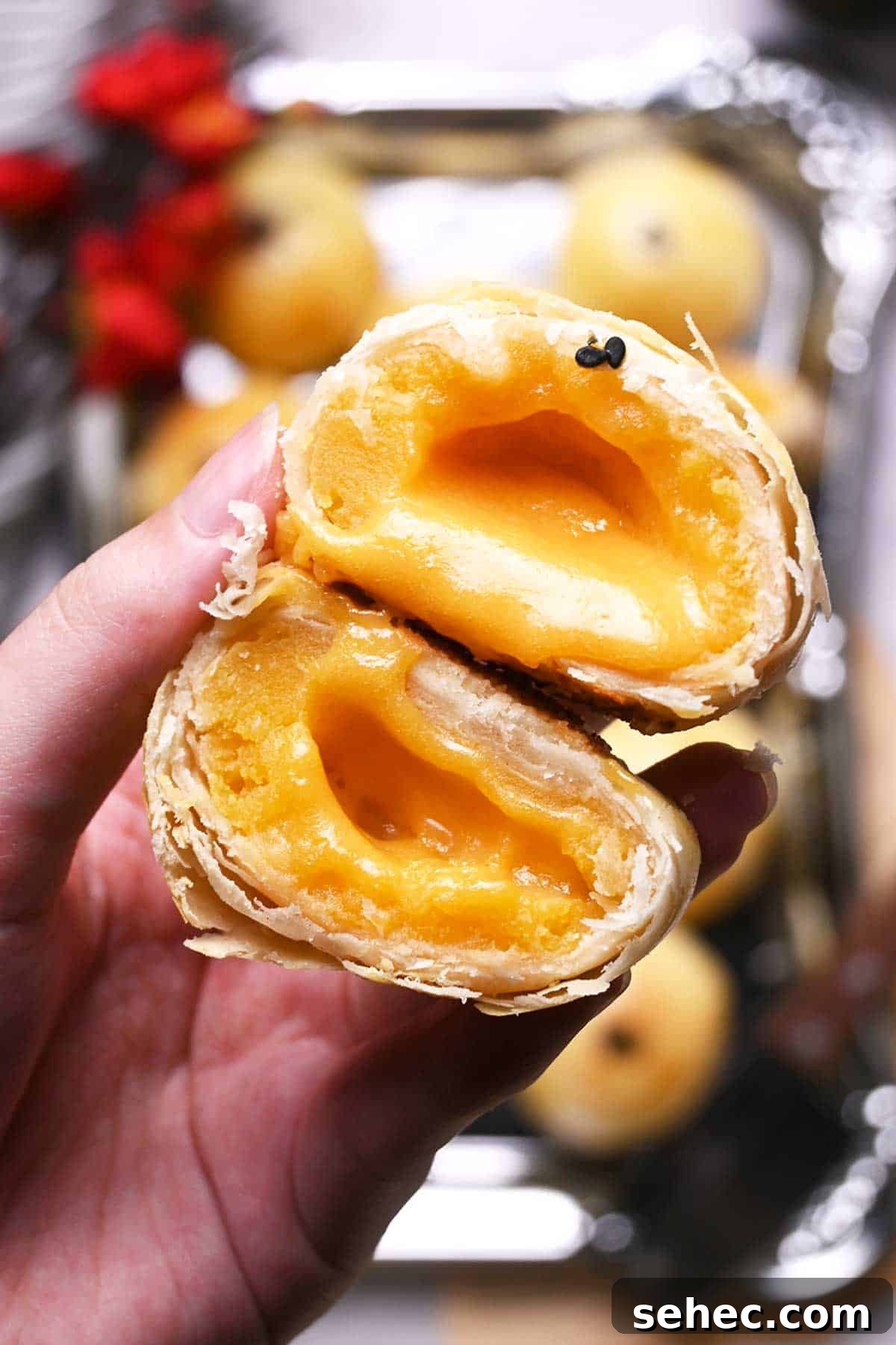 Thousand Layer Lava Custard Mooncakes Recipe 8 thousand layers lava custard mooncakes with custard and salted egg lava filling