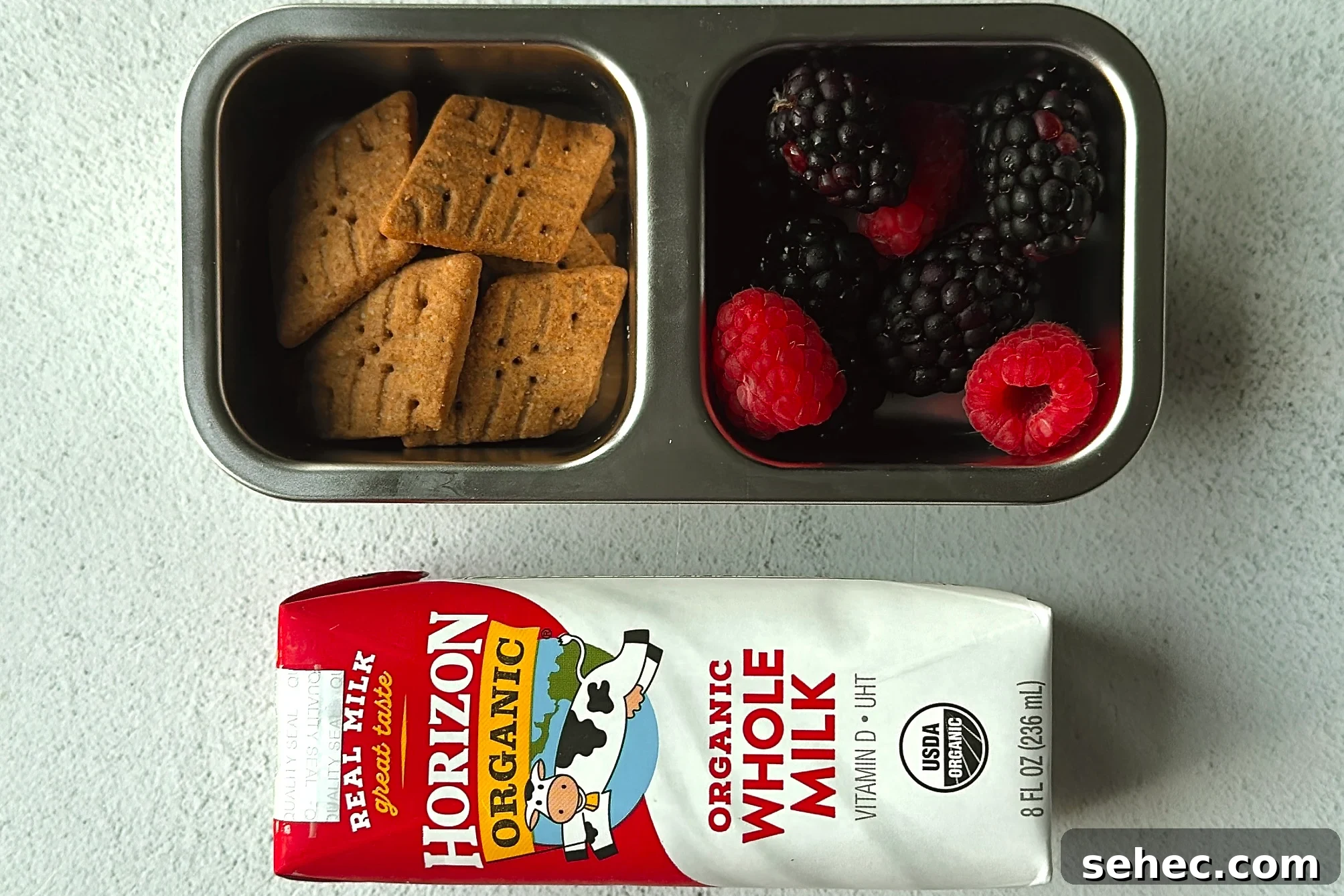 Nutritious School Snacks for Kids to Pack in Lunchboxes 12 Graham crackers snackbox.