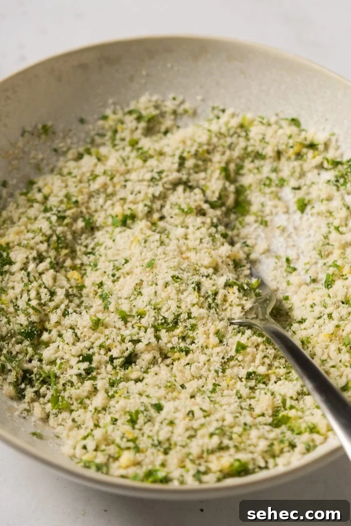 Parmesan Crusted Baked Cod Recipe 7 panko breadcrumb and parmesan crust mixture
