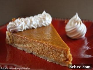 Slice of Pumpkin Tart