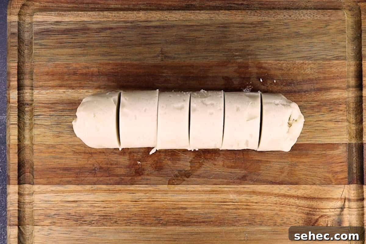 Candy Corn on the Cob Halloween Treats 5 Cookie dough cut into 6 pieces.