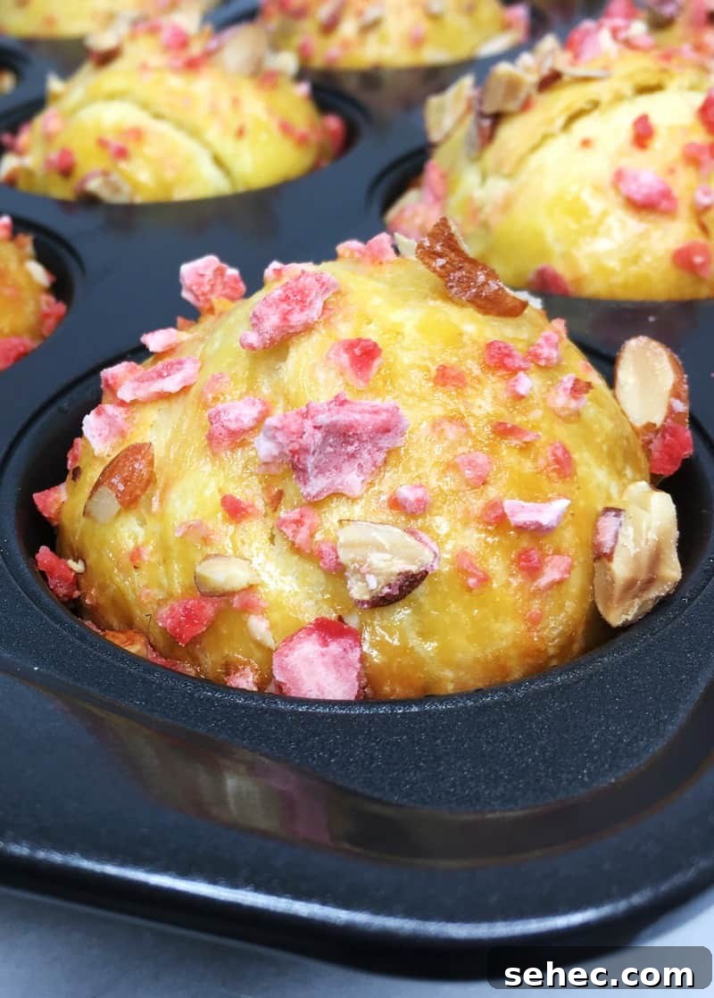 Soft French Mini Brioche Rolls Recipe 4 Individually baked rolls in a muffin pan: just baked according to brioche rolls recipe