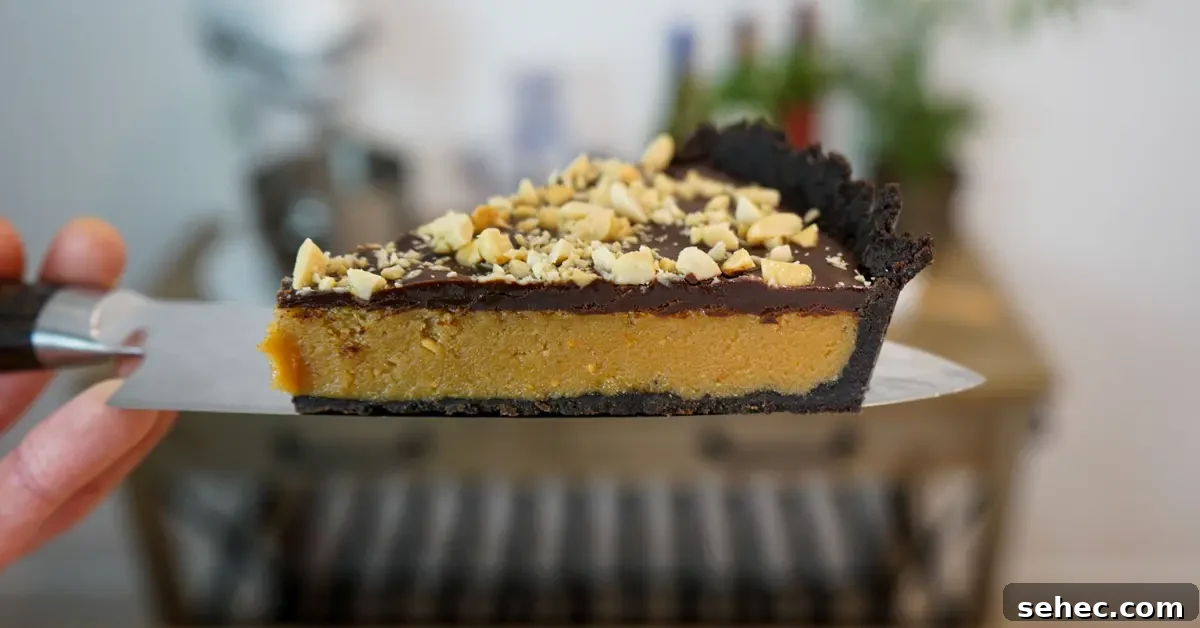 Salted Caramel & Peanut Butter Tart