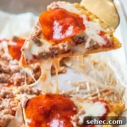 Low Carb Keto Chicken Crust Pizza Recipe | EatBetterRecipes.com Low Carb Keto Chicken Crust Pizza Recipe