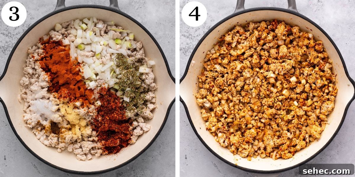 Turkey Taco Bowls with Rice and Fresh Toppings 6 Nutritious Turkey Taco Bowls