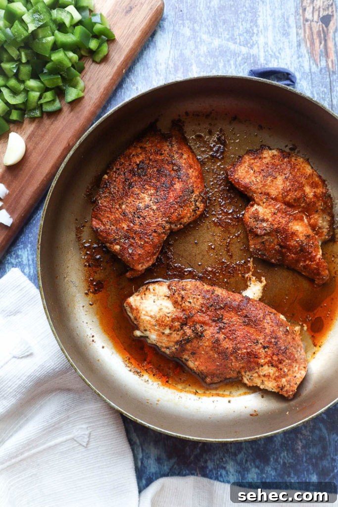 Creamy Cajun Chicken Orzo Skillet 5 img 1607 4