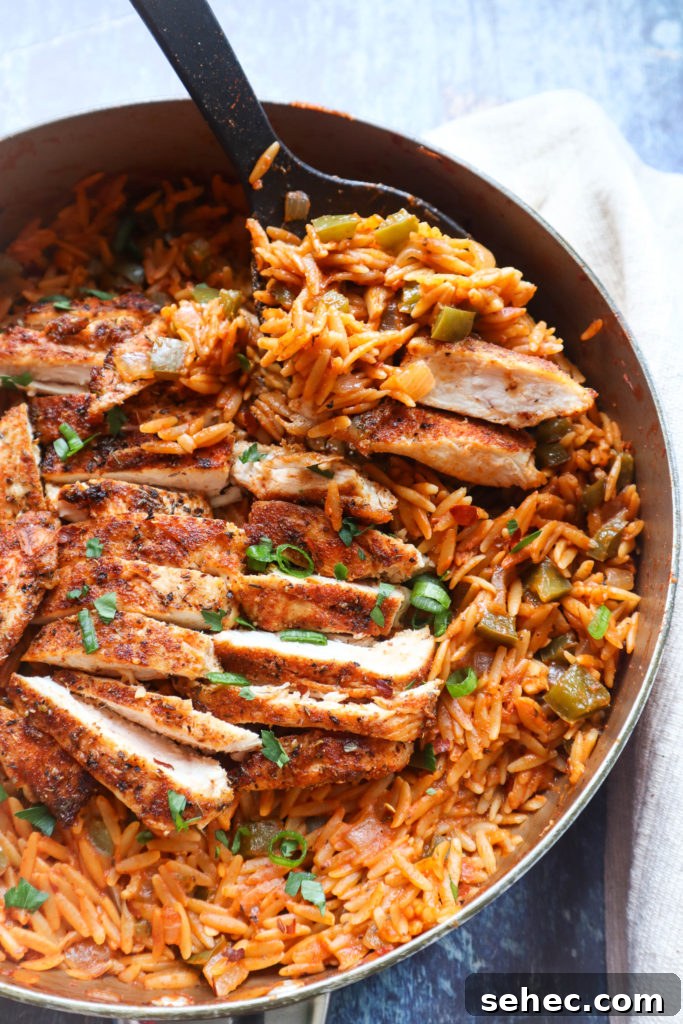 Creamy Cajun Chicken Orzo Skillet 9 img 1607 8