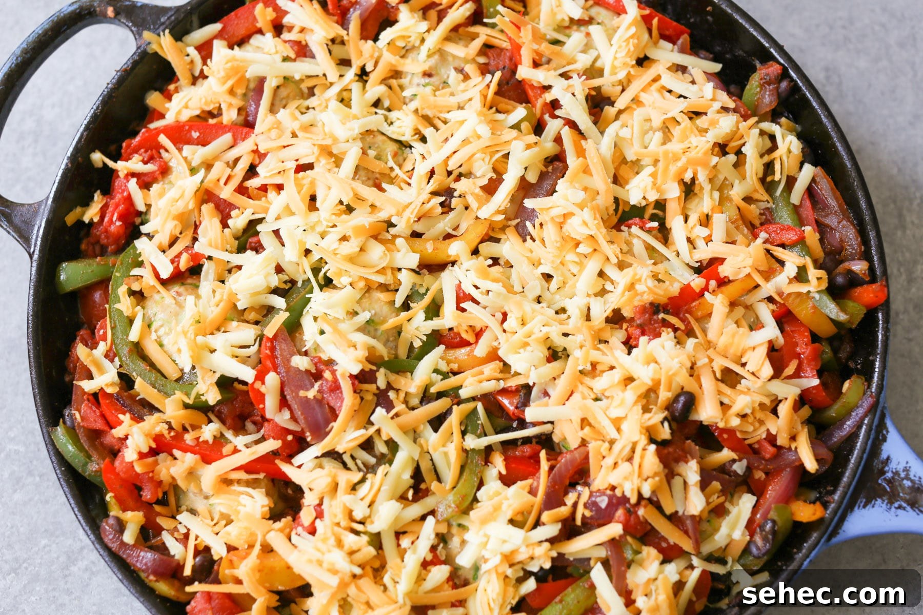Gluten-Free-Chicken-Meatball-Fajita-Skillet-step-8