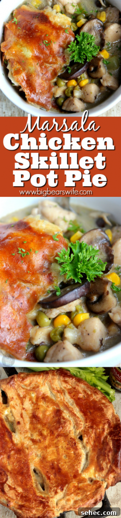 Skillet Marsala Chicken Pot Pie Recipe 9 Marsala Chicken Skillet Pot Pie