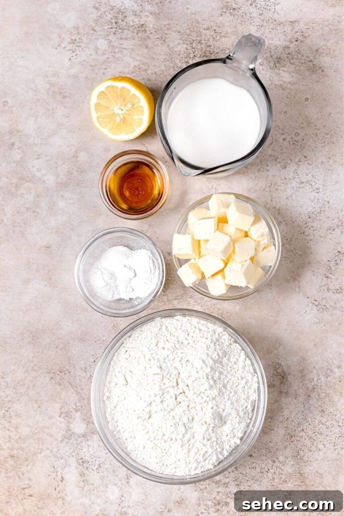 Fluffy Almond Milk Biscuits Recipe 5 ingredients in fluffy Southern almond milk biscuits